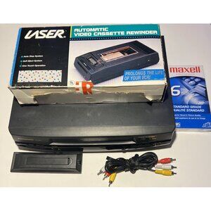Panasonic PV8450 Blueline 4 Head Omnivision VHS VCR Recorder W/remote rewinder